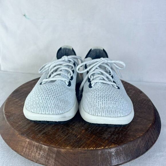 ALLBIRDS Tree Dasher 2 Womens Size W10 Blizzard Black White Knit Running Shoe - Picture 2 of 11